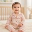 Cream Polka 2-Piece Baby Night Suit Set