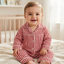 Red Gingham 2-Piece Baby Night Suit Set