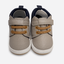 Soft Sole Velcro Baby Shoes – Grey & Navy