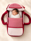 Newborn Soft Baby Carry Nest – Portable Carry Bed - Red