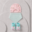 Baby 3-Piece Hat, Bib & Booties Gift Set – Pink Unicorn