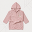 Pink Bunny Baby Hooded Bathrobe with Belt - Bunny