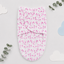 Soft Newborn Baby Swaddle Wrap – Pink Floral Print