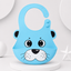 Blue Puppy Silicone Baby Feeding Bib