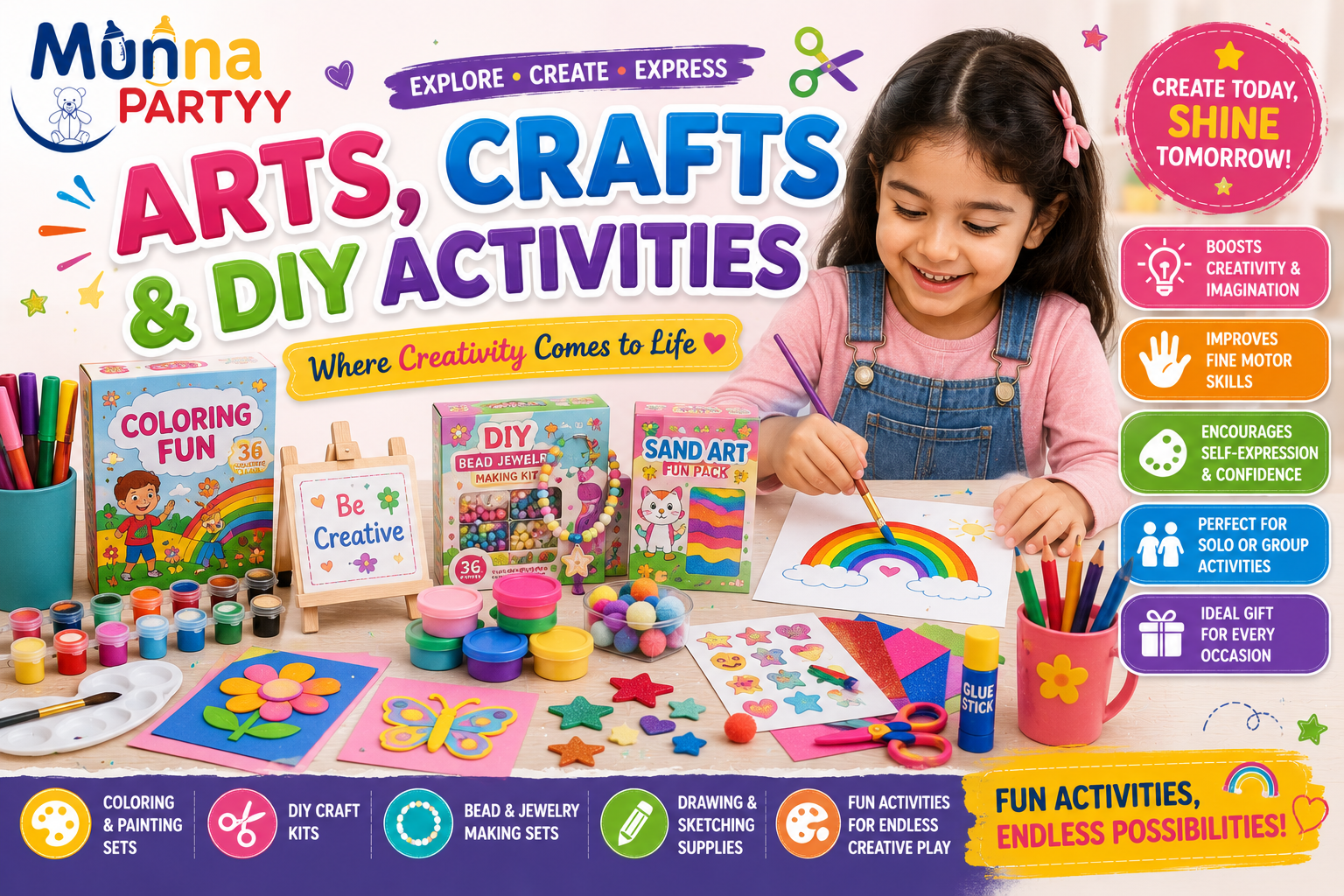 Arts, Crafts & DIY Activities