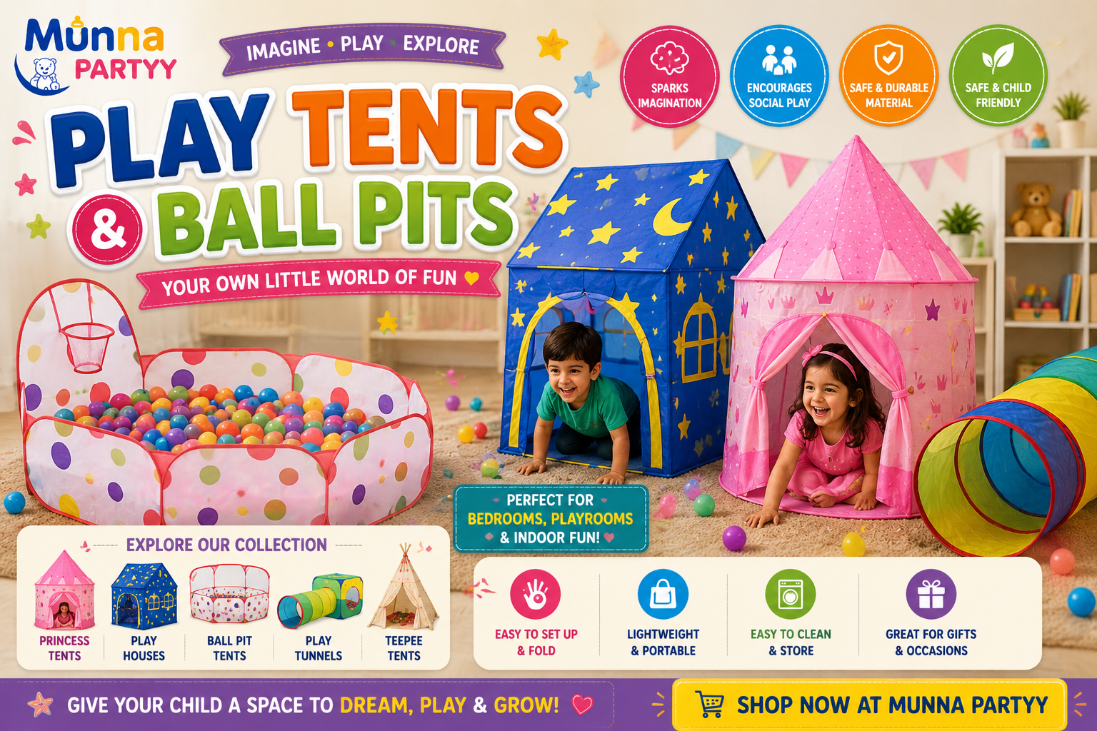 Play Tents & Ball Pits