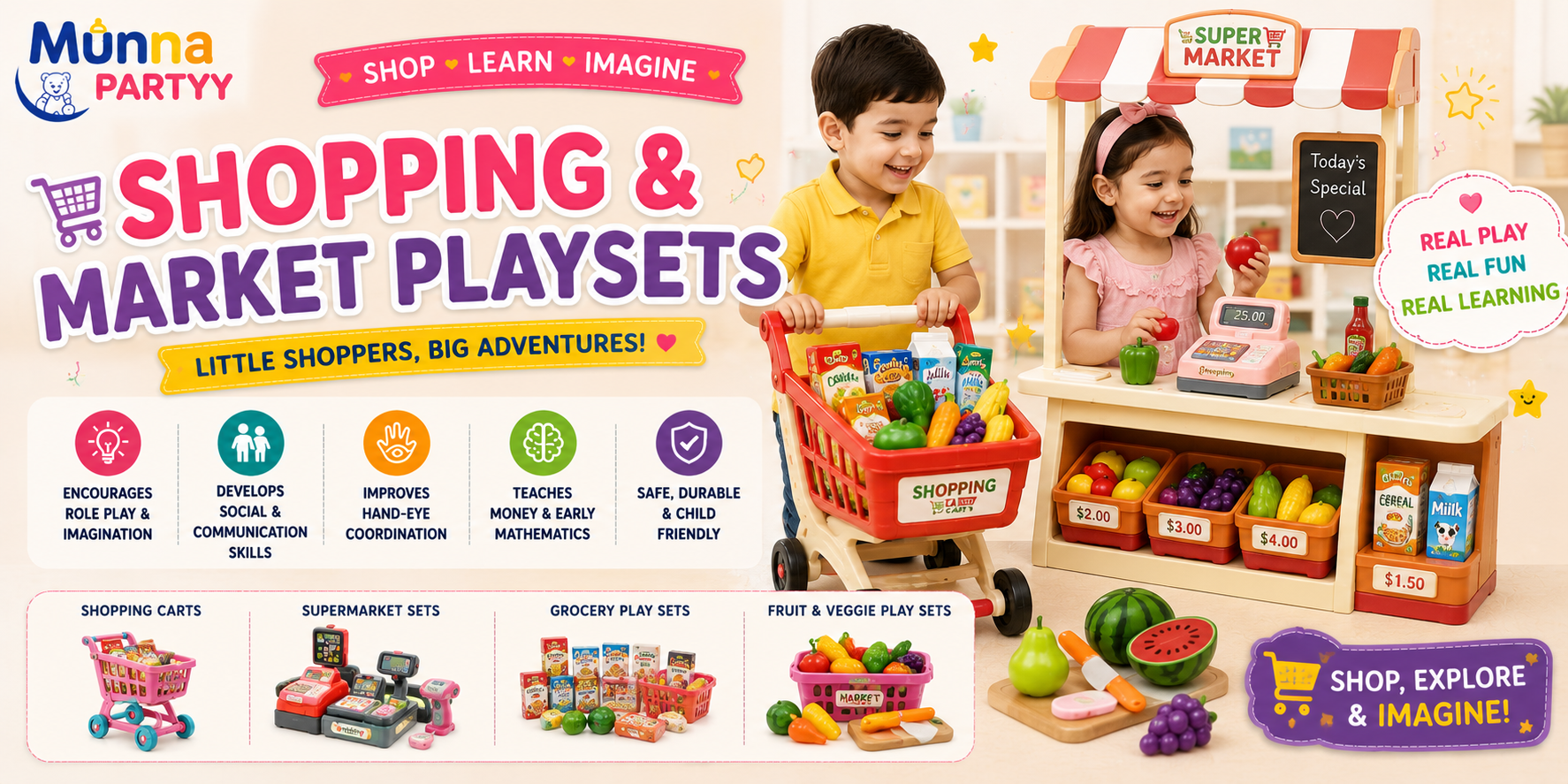 Shopping & Market Playsets