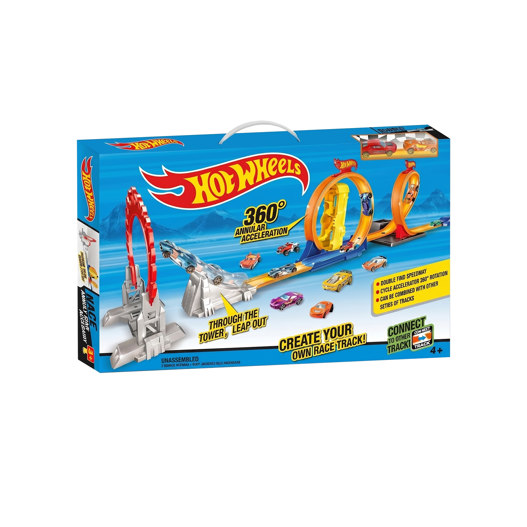 Hot Wheels 360° Double Loop Racing Track Set