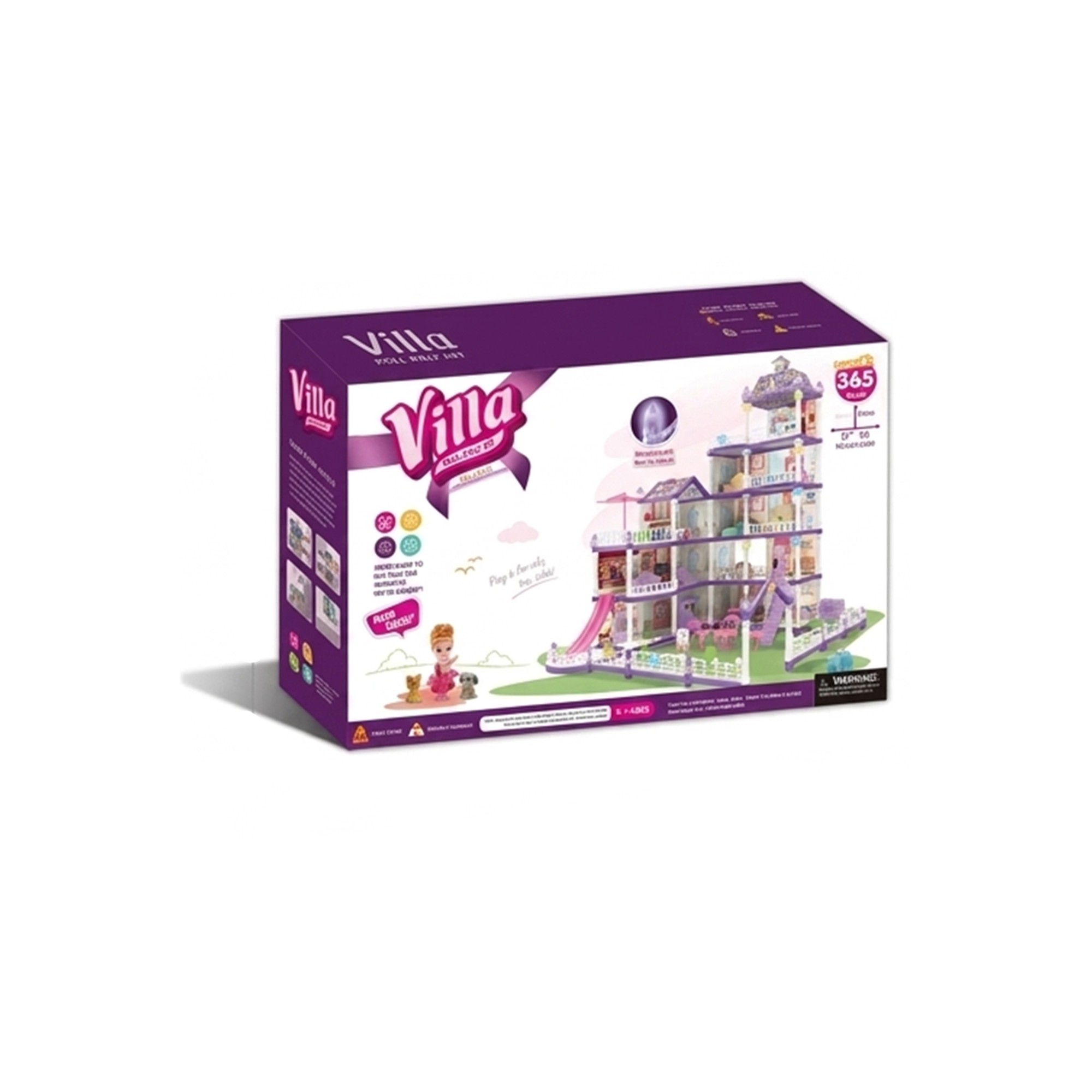 Dream Villa Mansion Dollhouse Building Set – 365 Pieces Main image