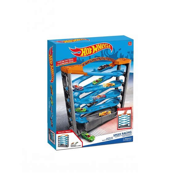 Hot Wheels Speed Racing Spiral Track Set