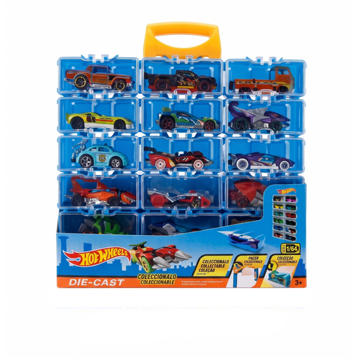 Hot Wheels Style Racing Car Storage Carry Case Set
