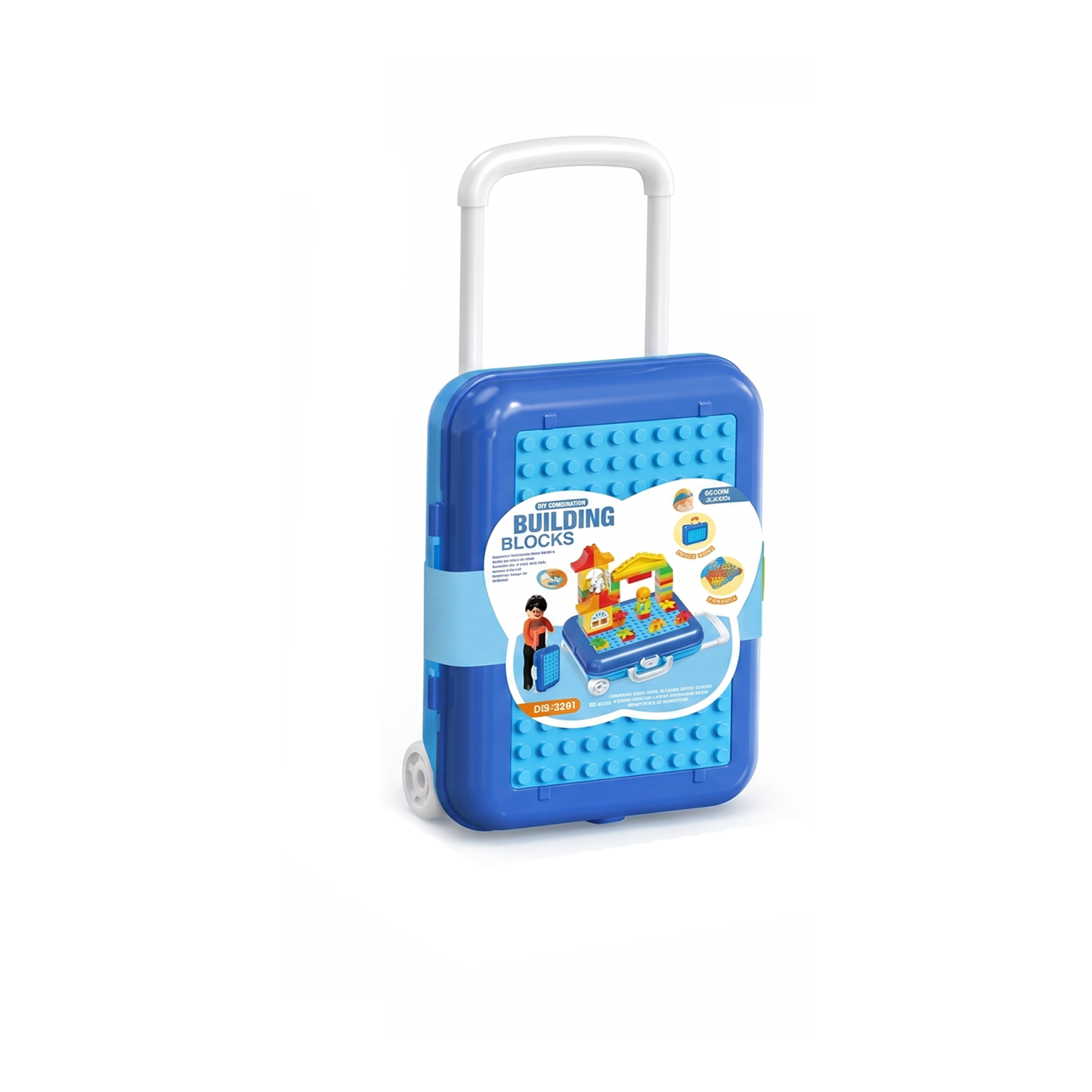 Building Blocks Travel Suitcase Set – Portable Educational Construction Toy
