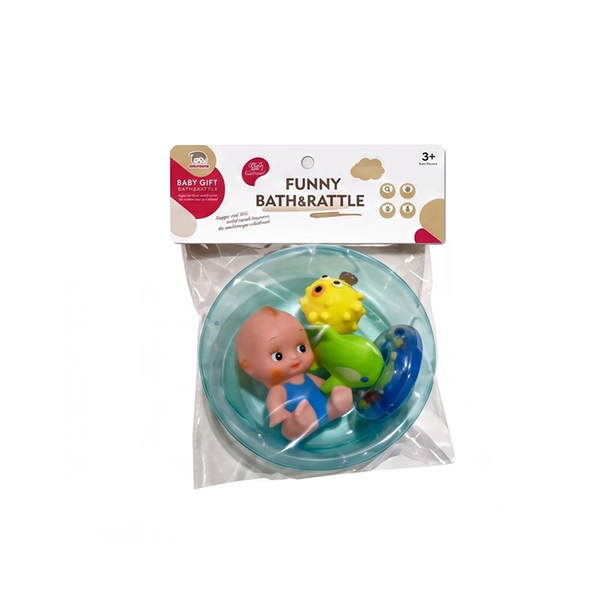 Baby Bath Time Fun Gift Set – Floating Toys & Rattle Collection