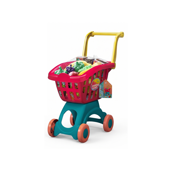 Kids Supermarket Shopping Cart Toy Set