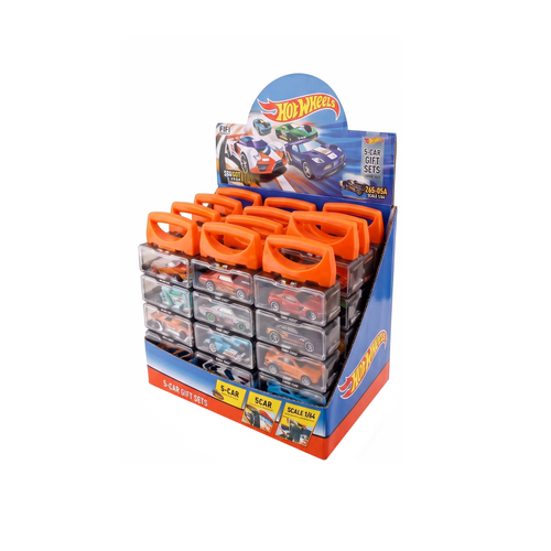 Mini Die-Cast Racing Cars Carry Case Set