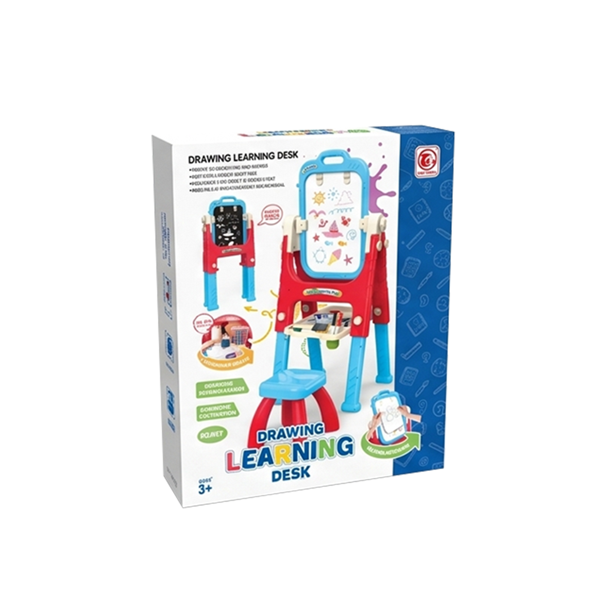 5-in-1 Kids Drawing & Learning Desk Set