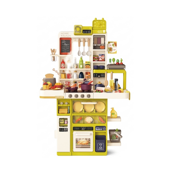 118-Piece Spraying Kitchen Pretend Play Set