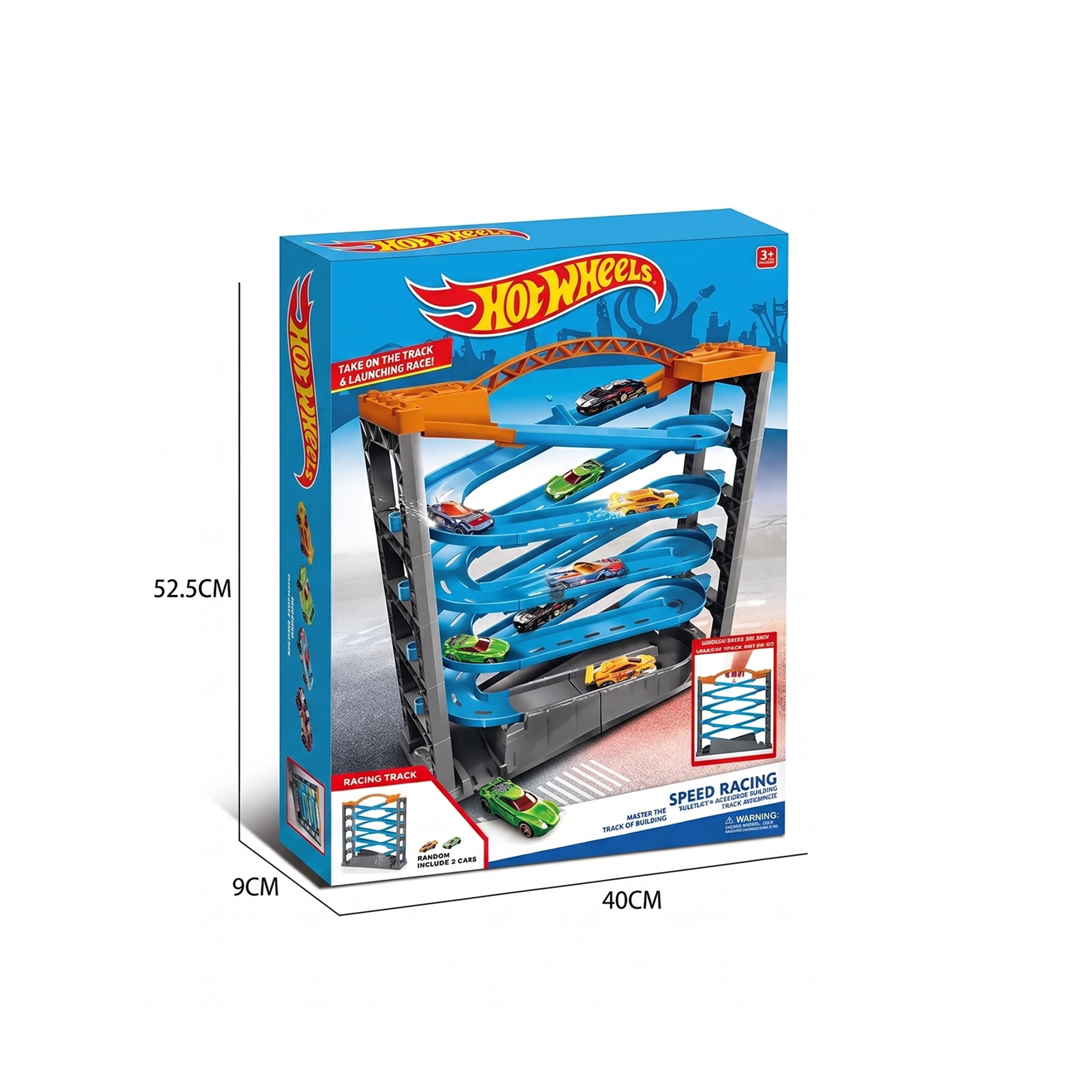 Hot Wheels Speed Racing Spiral Track Set