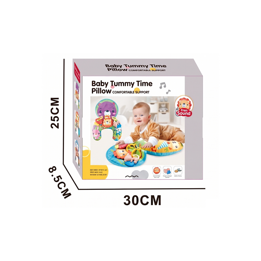 Baby Tummy Time Support Pillow Play Mat
