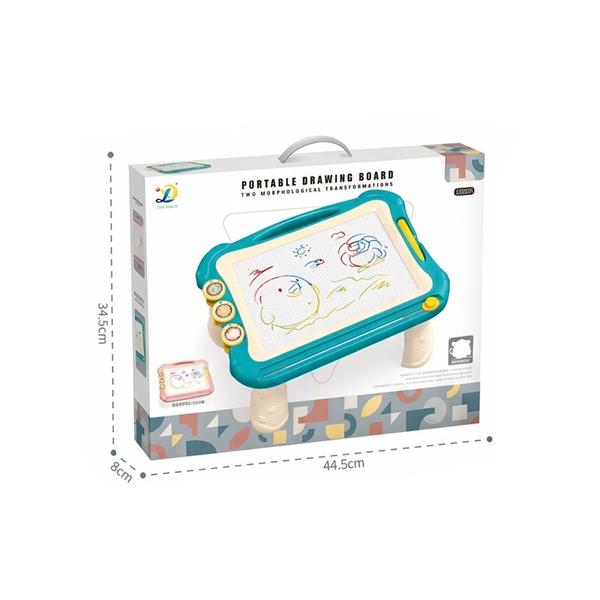 Portable Kids Magnetic Drawing Board Table