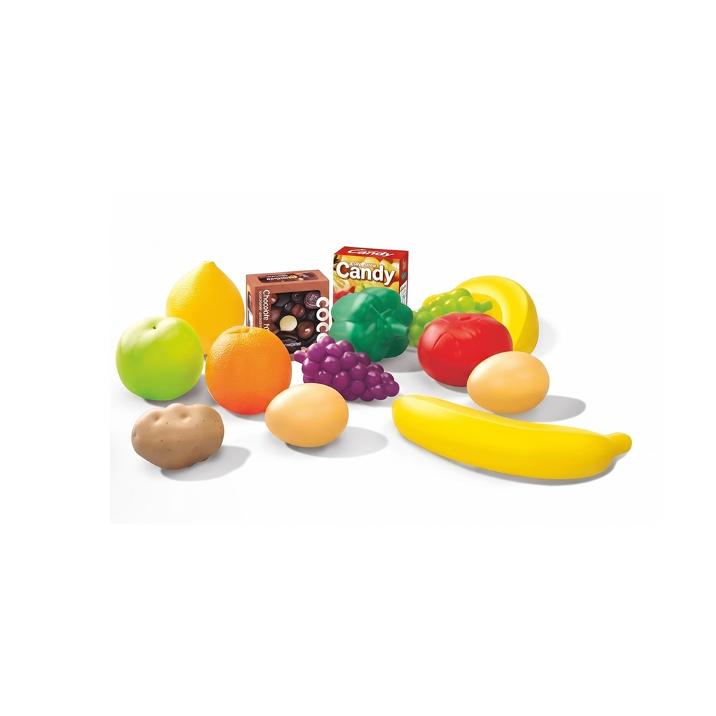 Kids Shopping Cart Pretend Play Grocery Set