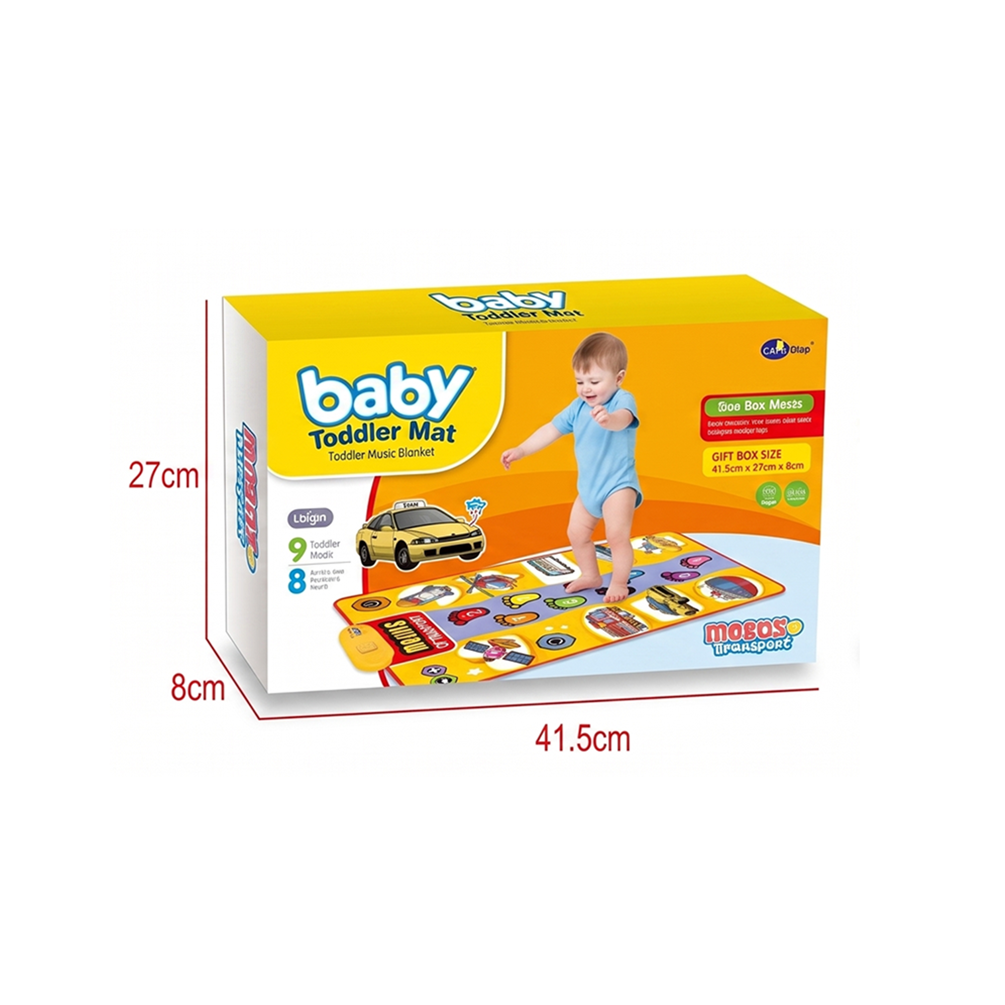 Baby Toddler Interactive Traffic Learning Music Mat