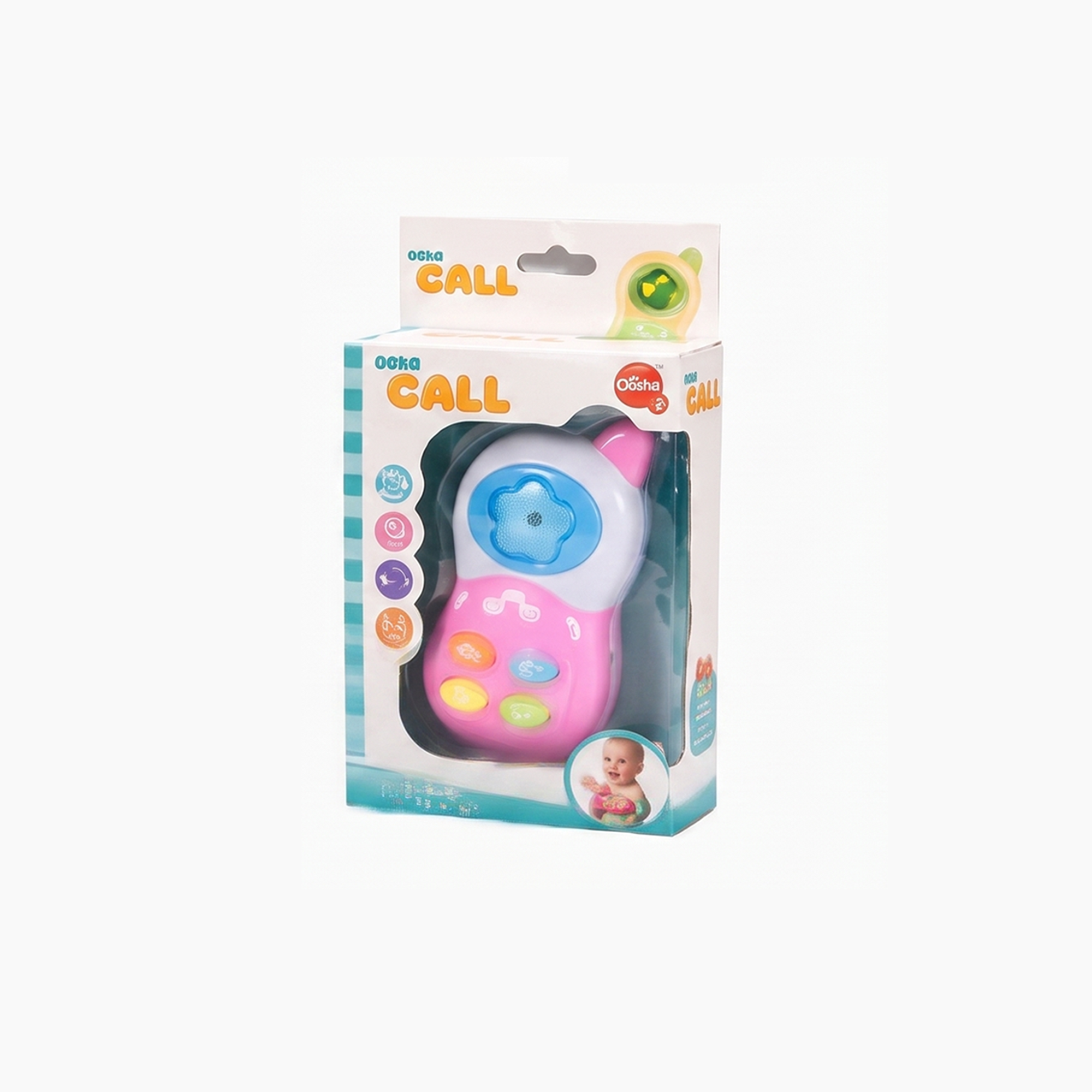 Kids Musical Mobile Phone Toy with Lights & Sounds