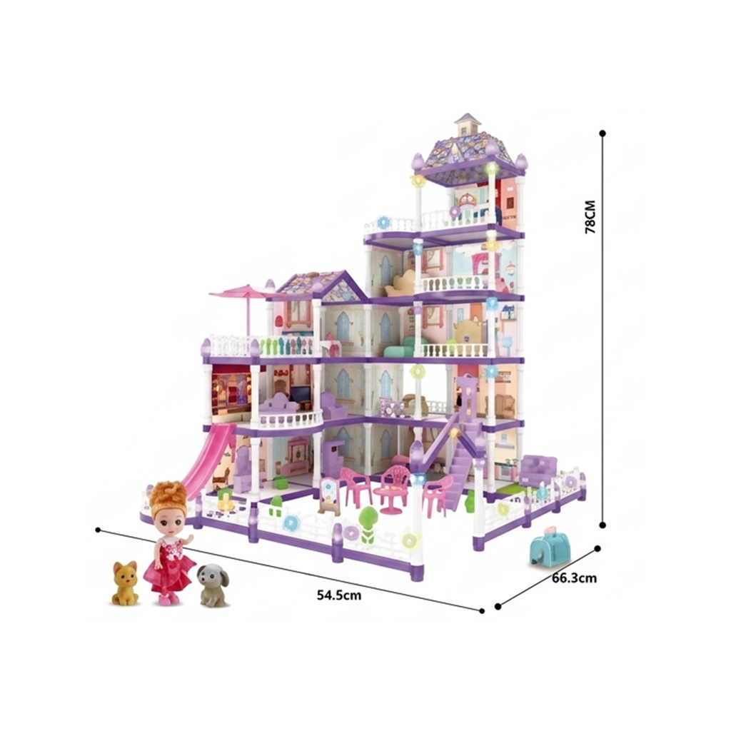 Dream Villa Mansion Dollhouse Building Set – 365 Pieces