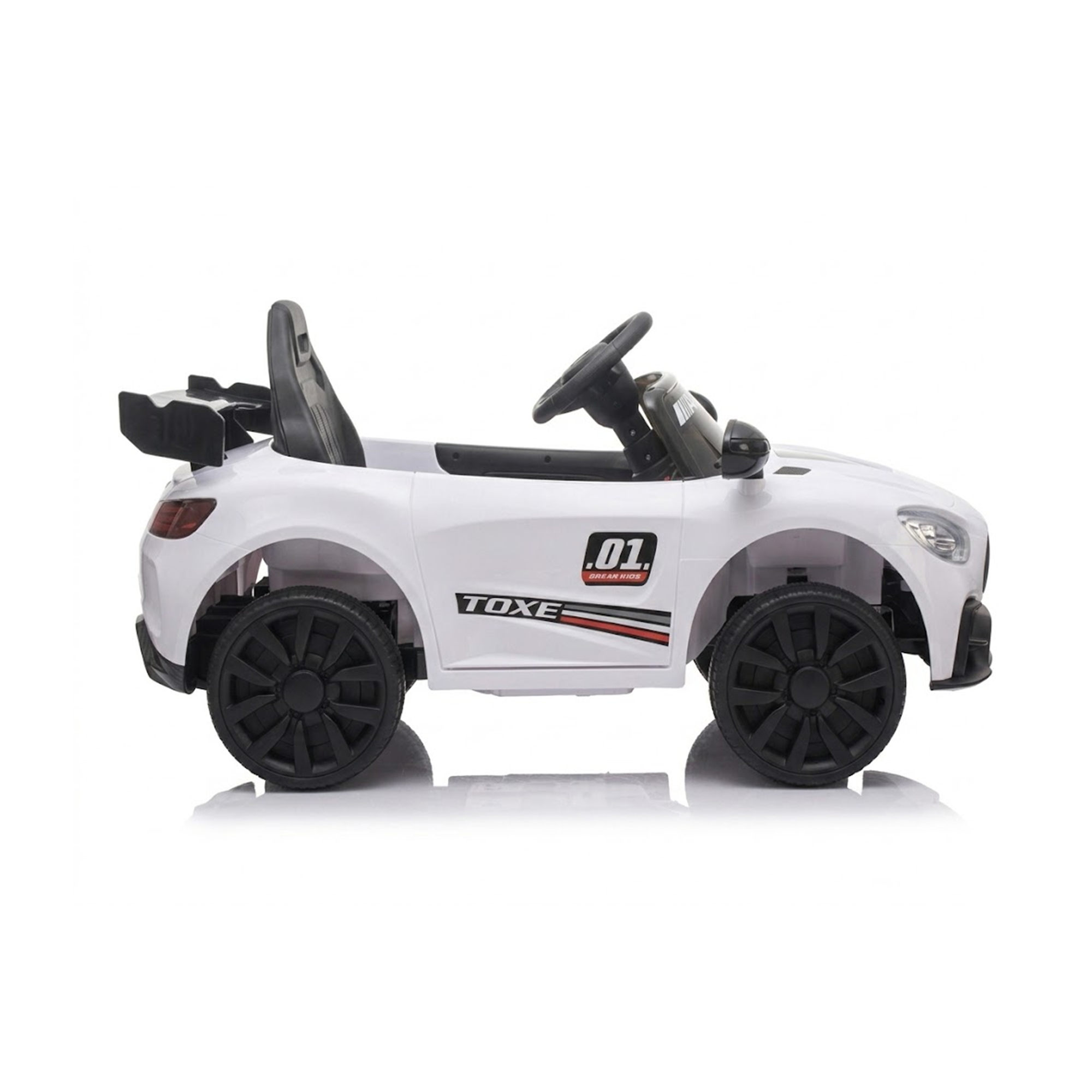 Luxury AMG Style Kids Ride-On Electric Car (White)
