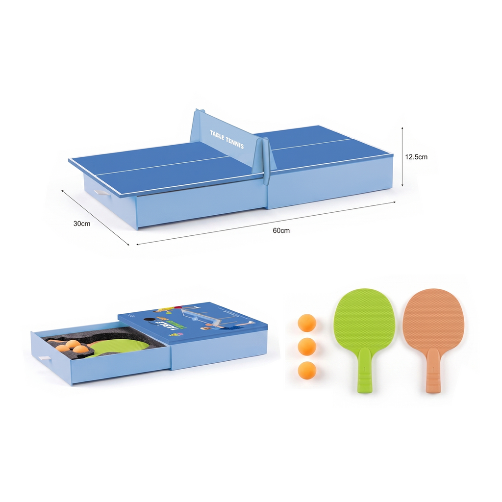 Mini Folding Table Tennis Game Set
