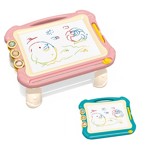 Portable Kids Magnetic Drawing Board Table