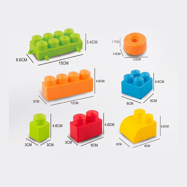 72-Piece Jumbo Building Blocks Set for Kids