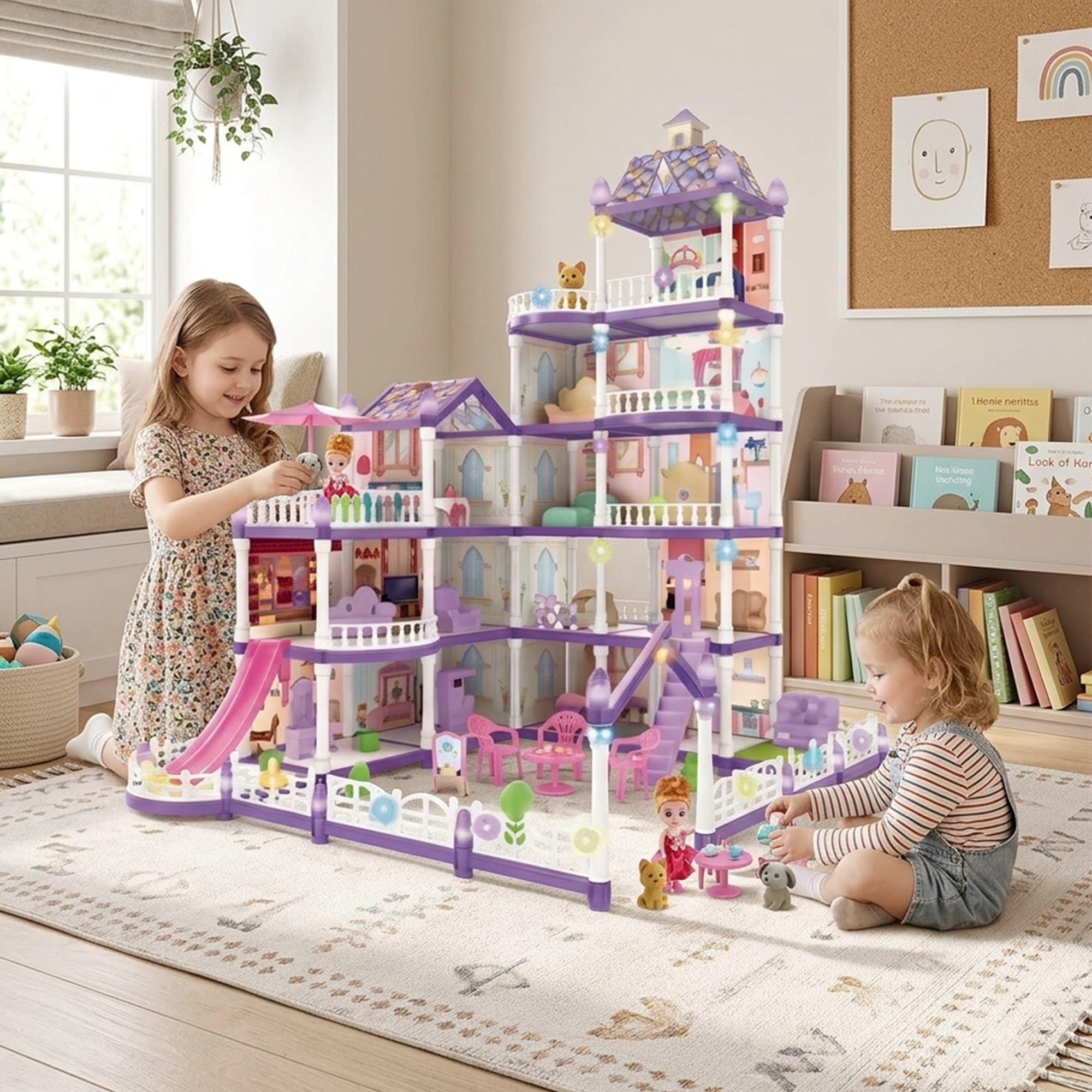 Dream Villa Mansion Dollhouse Building Set – 365 Pieces