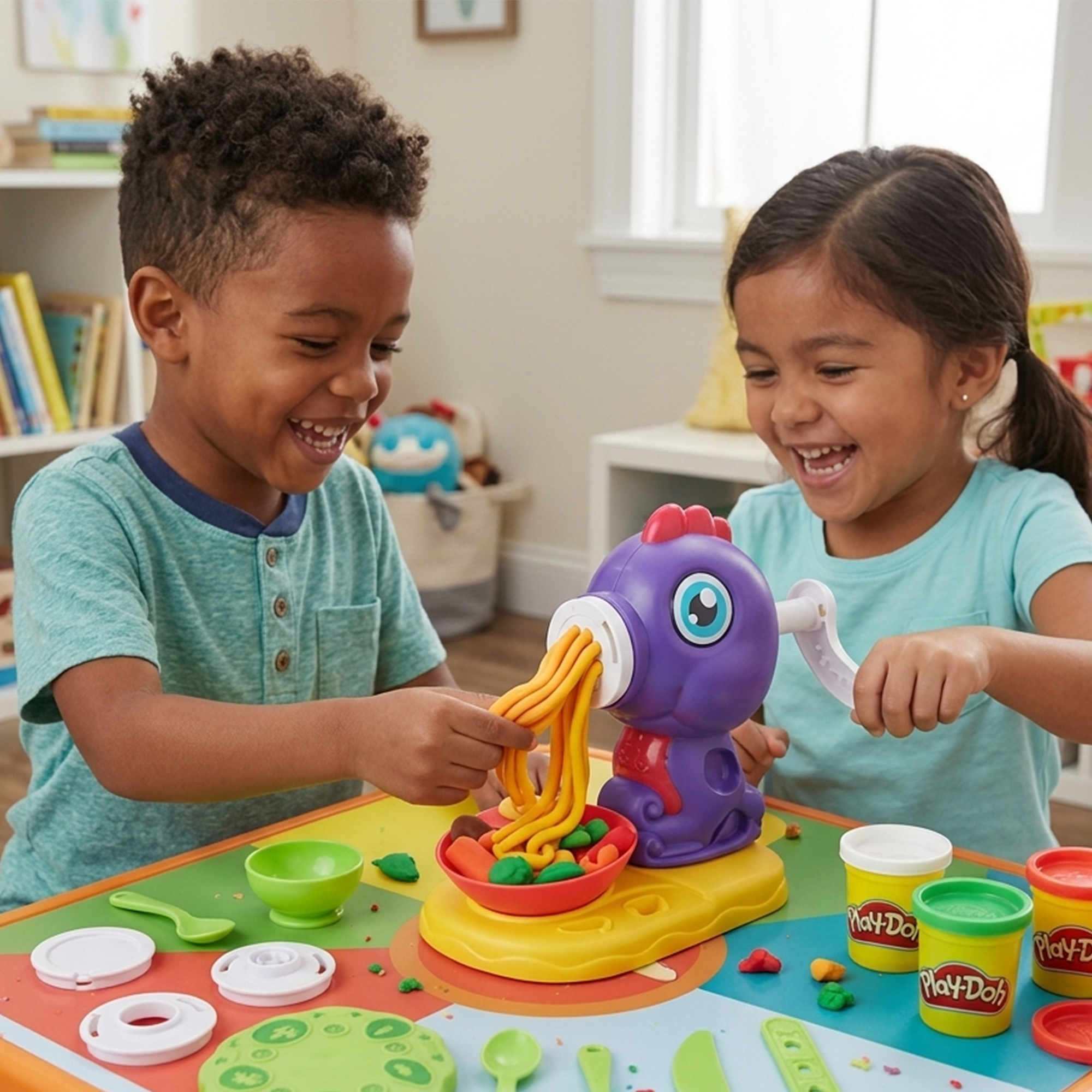 Play-Doy Fun Noodle Maker Clay Play Set Secondary image