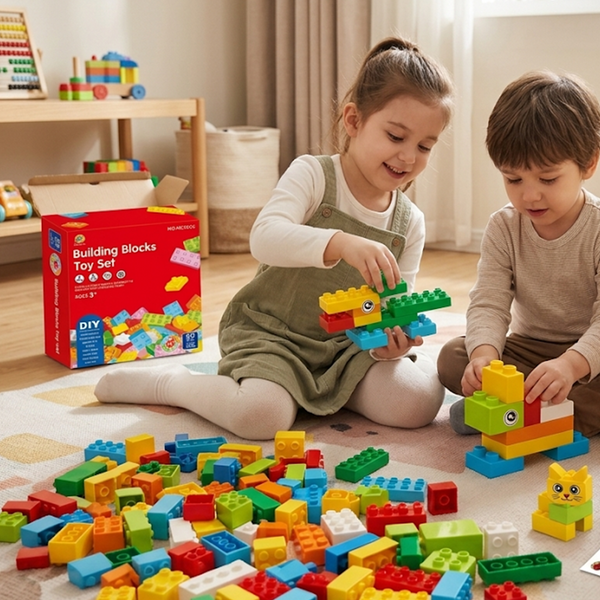 60-Piece DIY Building Blocks Toy Set