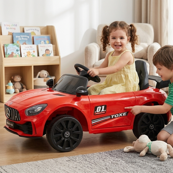 Luxury AMG Style Kids Ride-On Electric Car (Red)