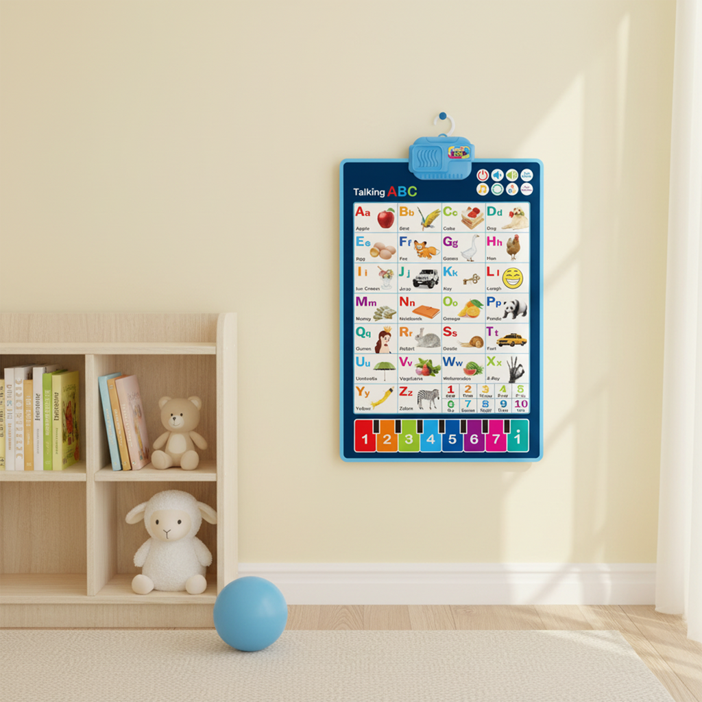 Interactive Talking ABC Learning Wall Chart for Kids