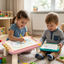 Portable Kids Magnetic Drawing Board Table