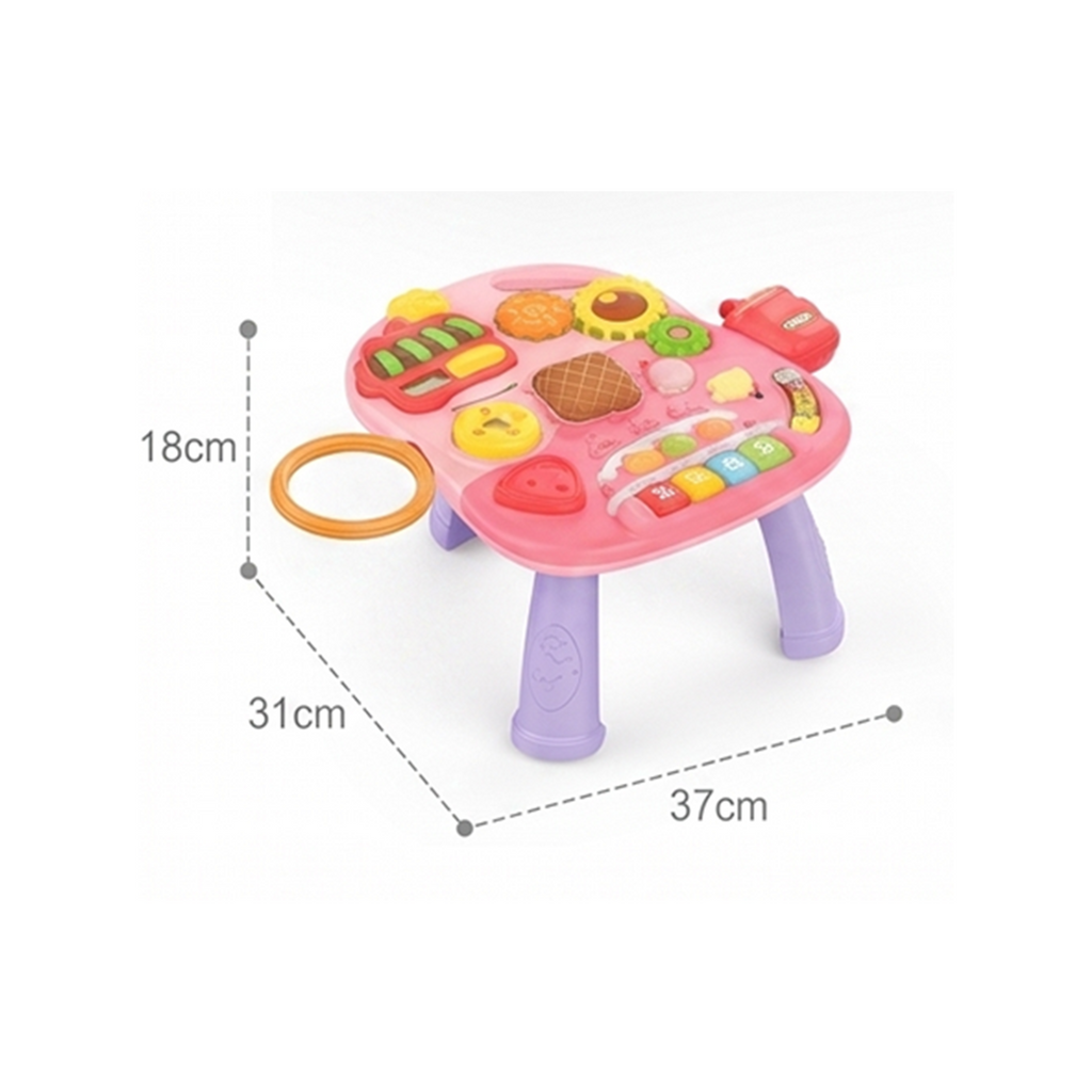 Multifunction Baby Walker & Activity Play Center (Pink)