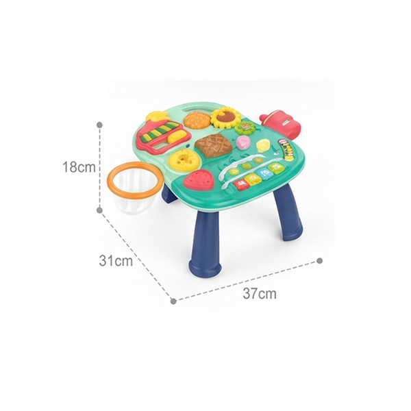 Multifunction Baby Walker & Activity Play Center (Green)