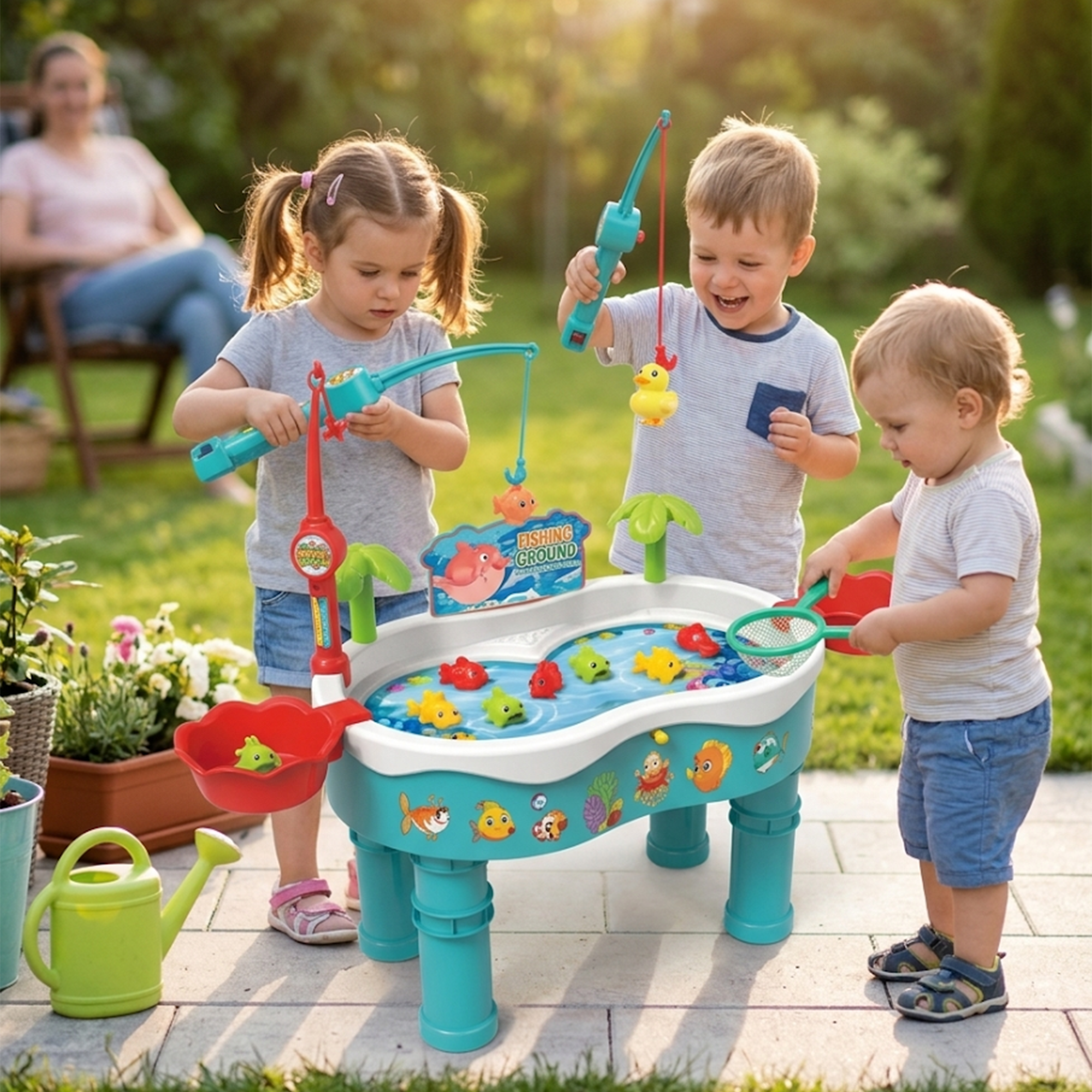 Joy Fishing Interactive Kids Fishing Game Table