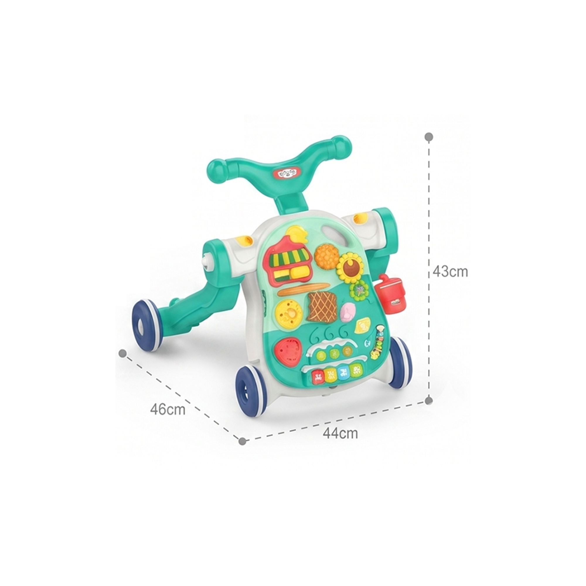 Multifunction Baby Walker & Activity Play Center (Green)