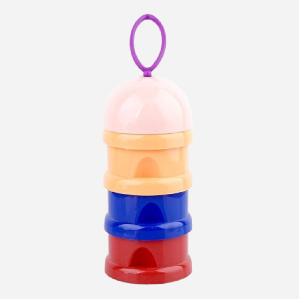 Mumlove Colorful Milk Powder Container 3-Layers