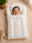 2-Piece Newborn Baby Carry Nest Set – Carry Nest & Head Pillow