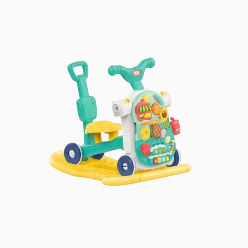 Multifunction Baby Walker & Activity Play Center (Green)