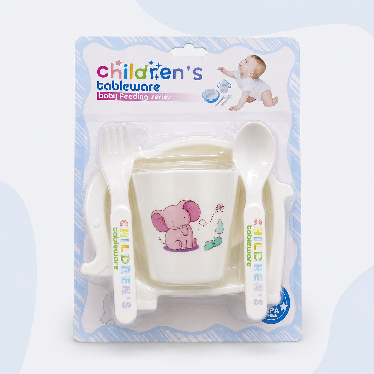 3-Piece Baby Feeding Tableware Set Main image