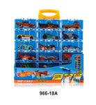 Hot Wheels Style Racing Car Storage Carry Case Set