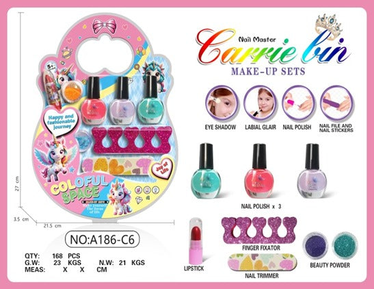 Carrie Bin Kids Makeup & Nail Beauty Play Set Main image