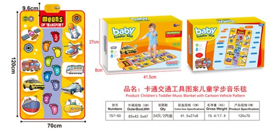Baby Toddler Interactive Traffic Learning Music Mat