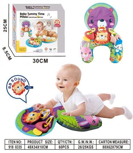 Baby Tummy Time Support Pillow Play Mat